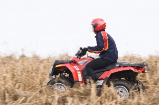  Conduciendo por los campos 